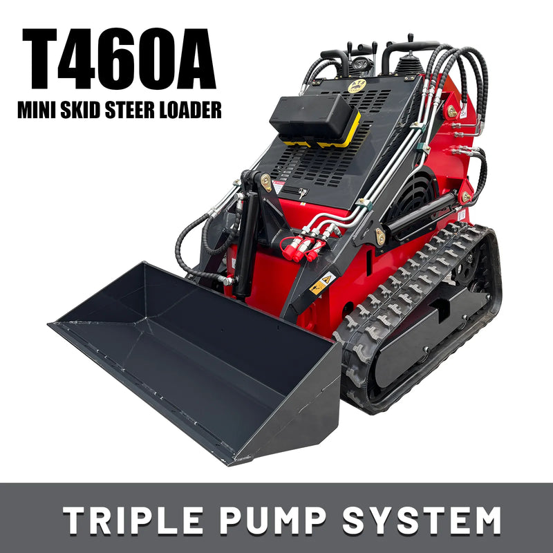 skid_steer_loader_t460a_red_overall perspective