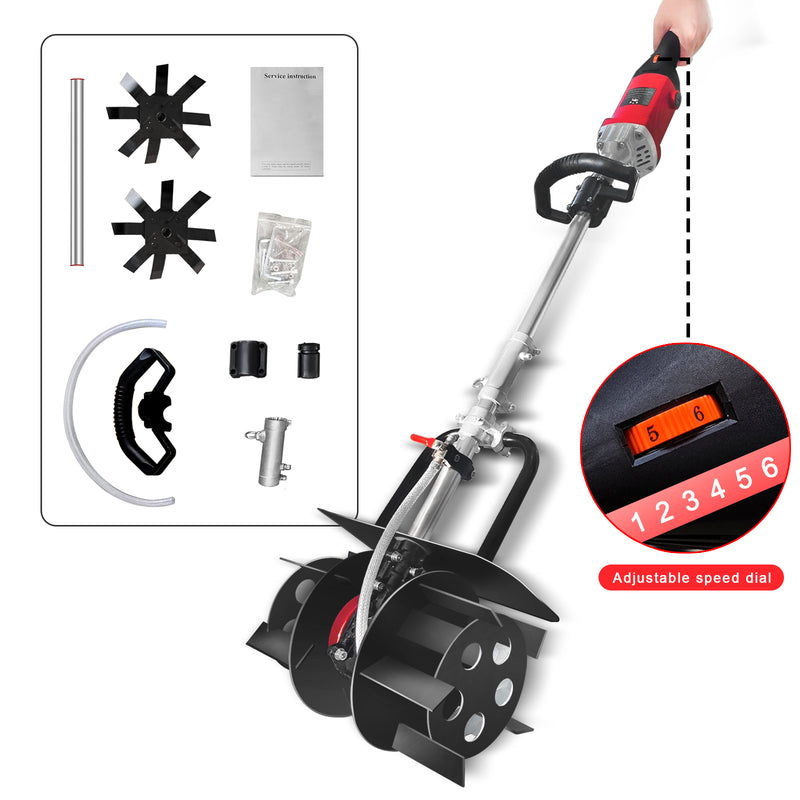 2 in 1 Electric Cement Mixer & Tiller