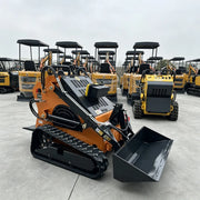 skid_steer_loader_t460a_orange_side view