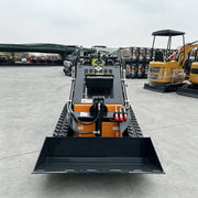 skid_steer_loader_t460a_orange_front view