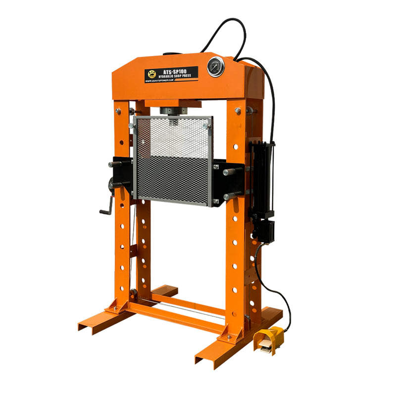 100 TON CAPACITY HYDRAULIC SHOP PRESS