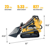 skid_steer_ATSPower_T460_yellow_dimensional drawing