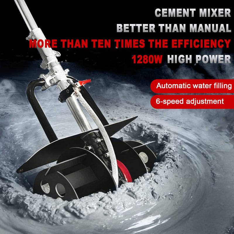 2 in 1 Electric Cement Mixer & Tiller