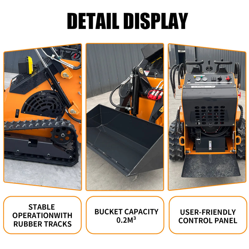 Triple Pump Model Skid Steer Loader T460A - Orange