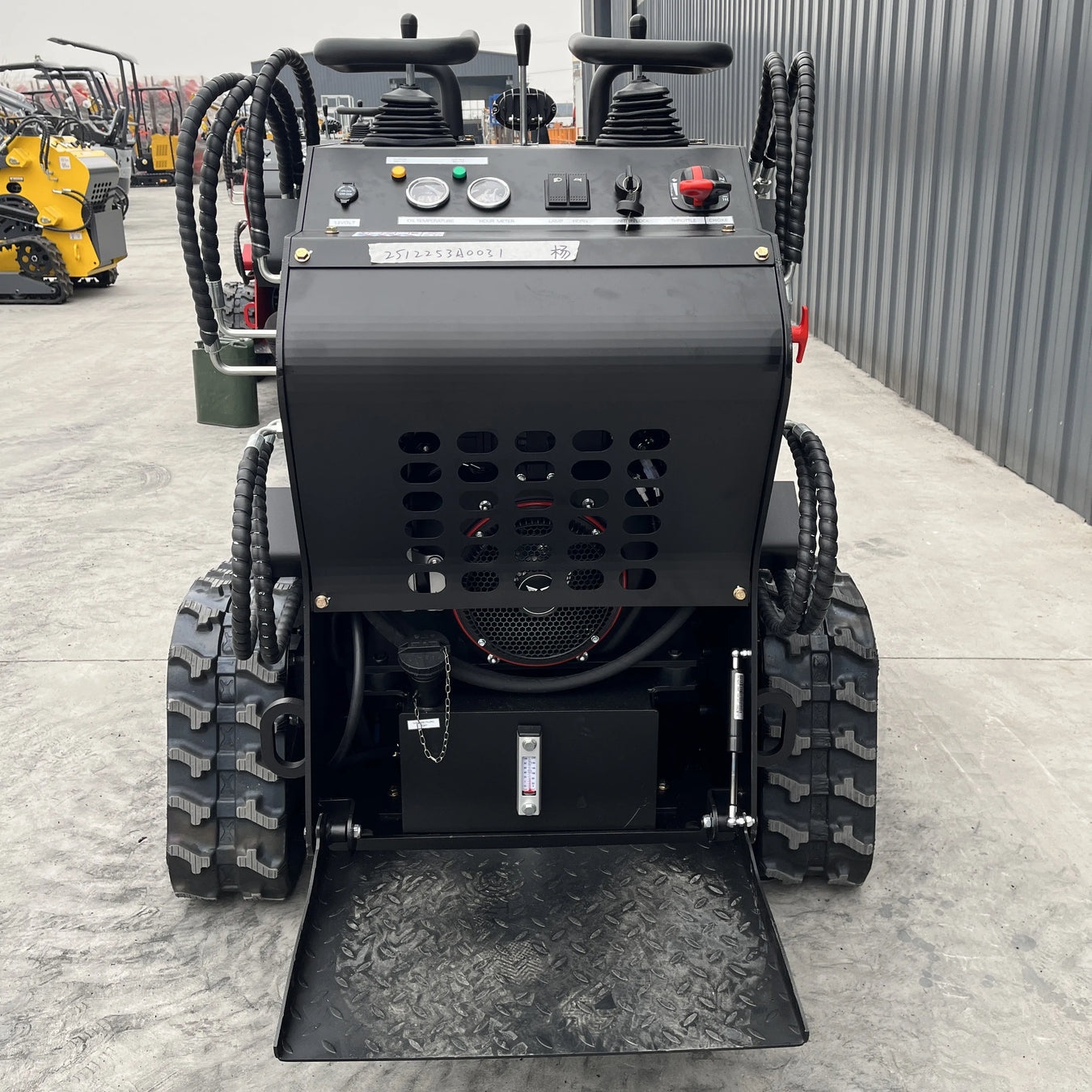 skid_steer_loader_t460a_black_rear view
