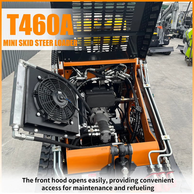 Triple Pump Model Skid Steer Loader T460A - Orange