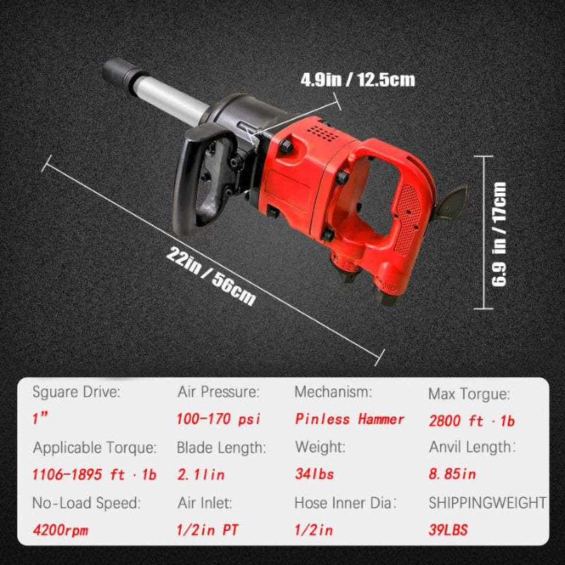 1 inch Drive Air Impact Wrench
