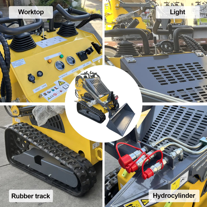 skid_steer_ATSPower_T460_yellow_detailed drawing