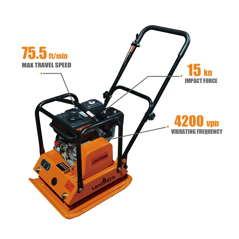 Landhero 6.5HP Plate Compactor
