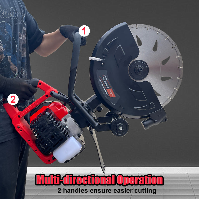 Handheld cutting machine