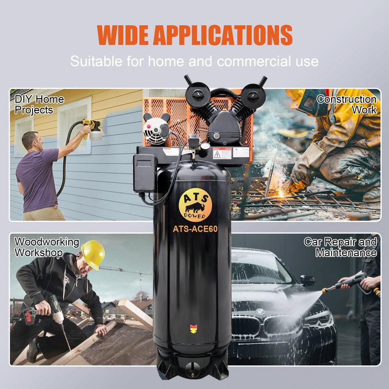 60 Gallon Vertical Air Compressor