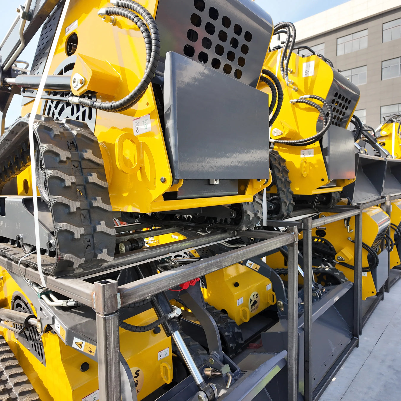 skid_steer_ATSPower_T460_yellow_warehorse_rear view
