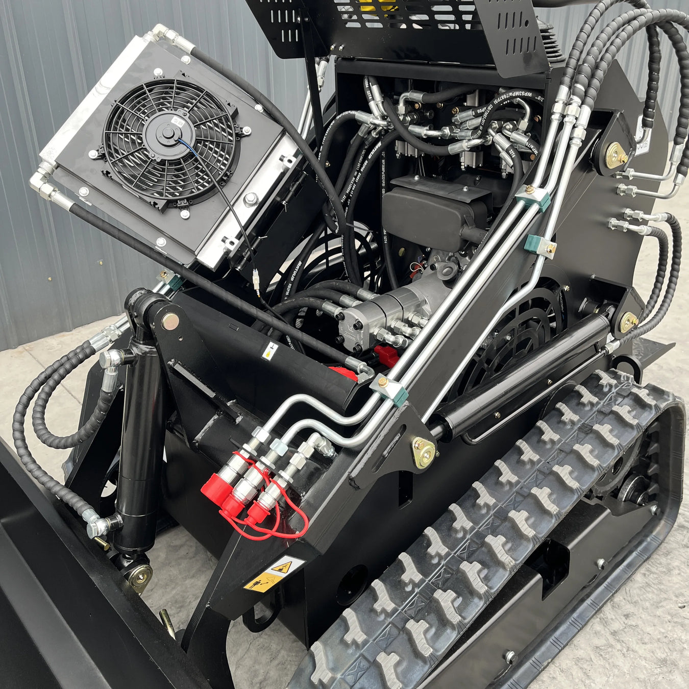 skid_steer_loader_t460a_black_interior detail